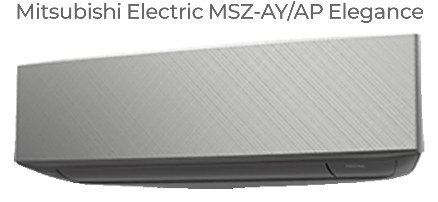 Fujitsu Designer Range KE Series wall-mounted air conditioning unit in silver